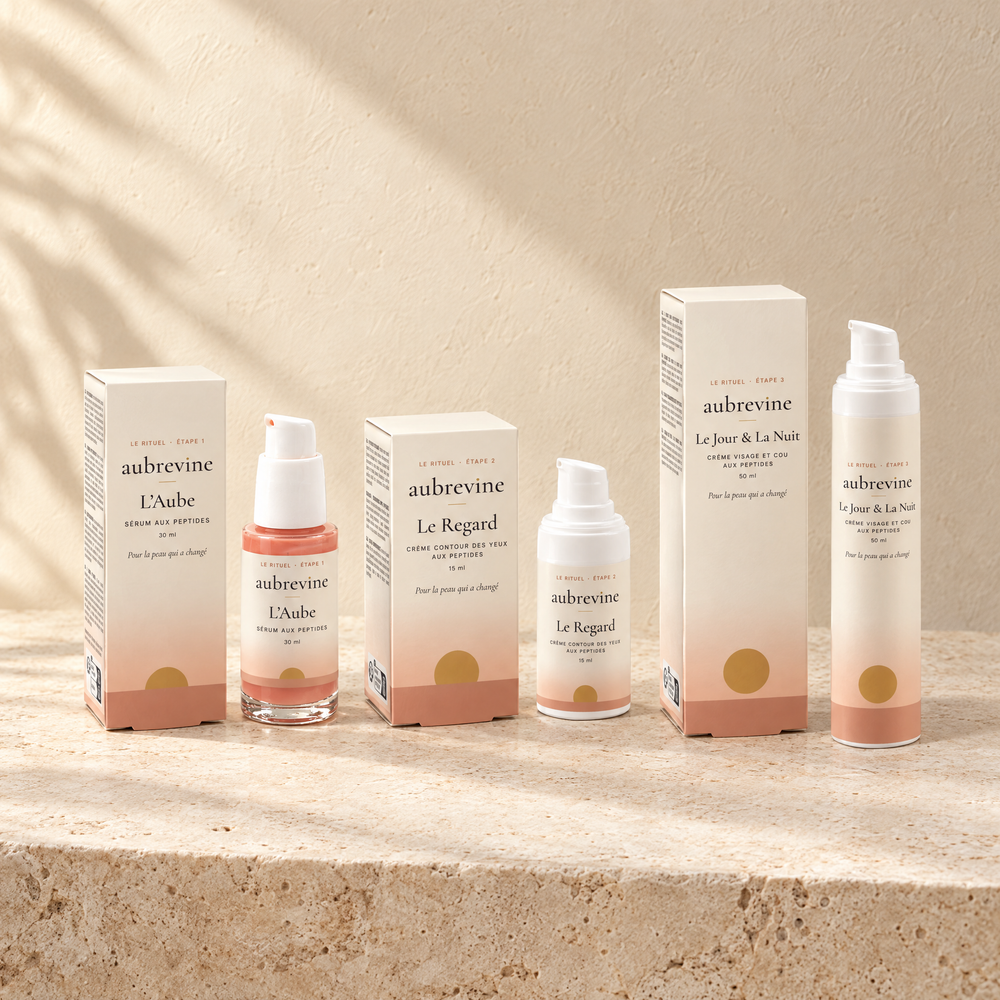 Le Rituel, les trois soins aux peptides Aubrevine