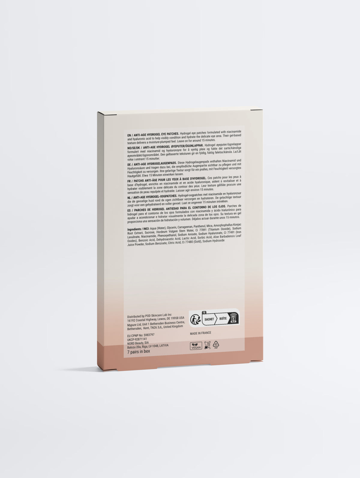 L'Éclat — Patchs yeux hydrogel